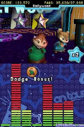 Alvin and the Chipmunks - The Squeakquel (Europe) (En,Fr,De) screen shot game playing